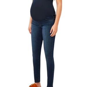 Articles of Society Dark Wash Maternity Jeans Skinny Size 27 style 14052-98
